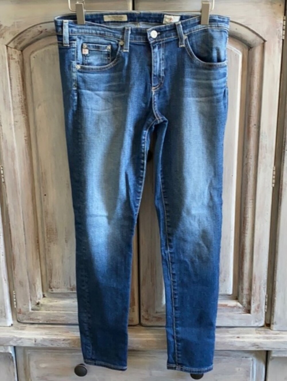 AG Adriano Goldschmied The Legging Ankle Super Skinny Jean, Size 29R